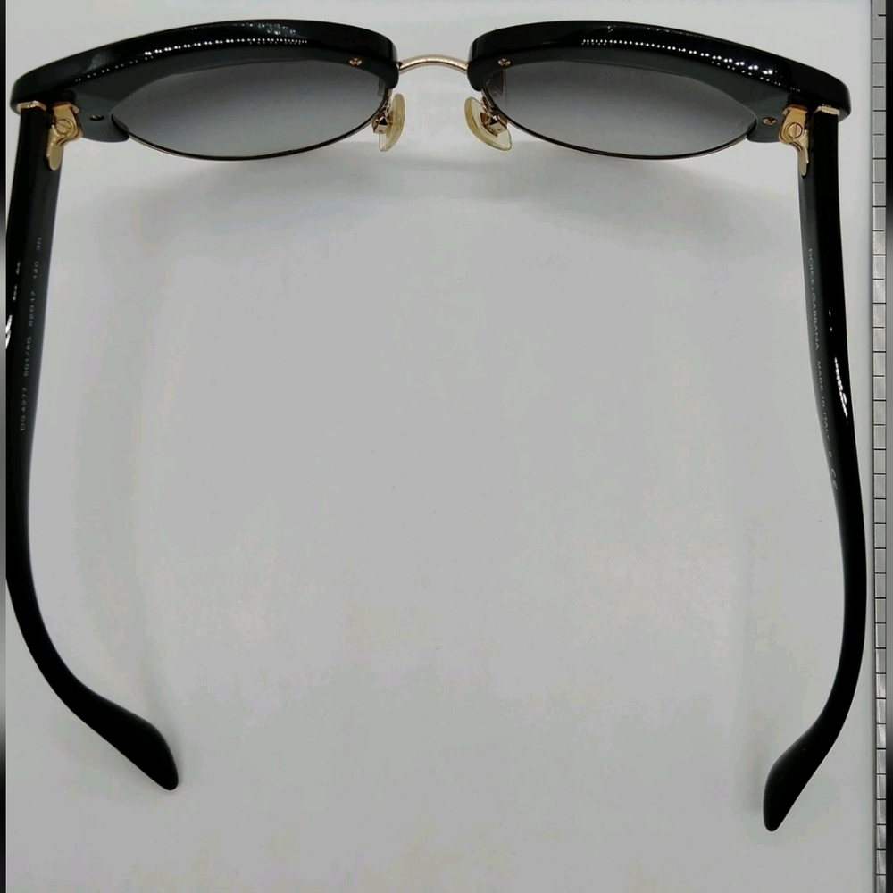 Dolce & Gabbana Black and Gold Sunglasses - Picture 8 of 10